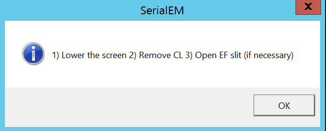 confirm window