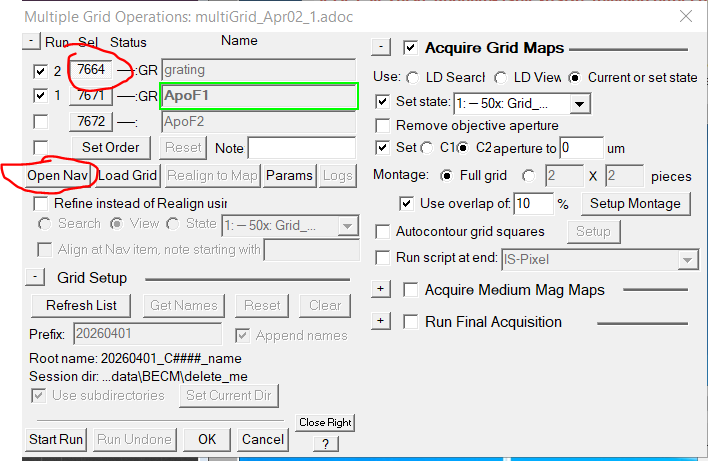 Open other navigator