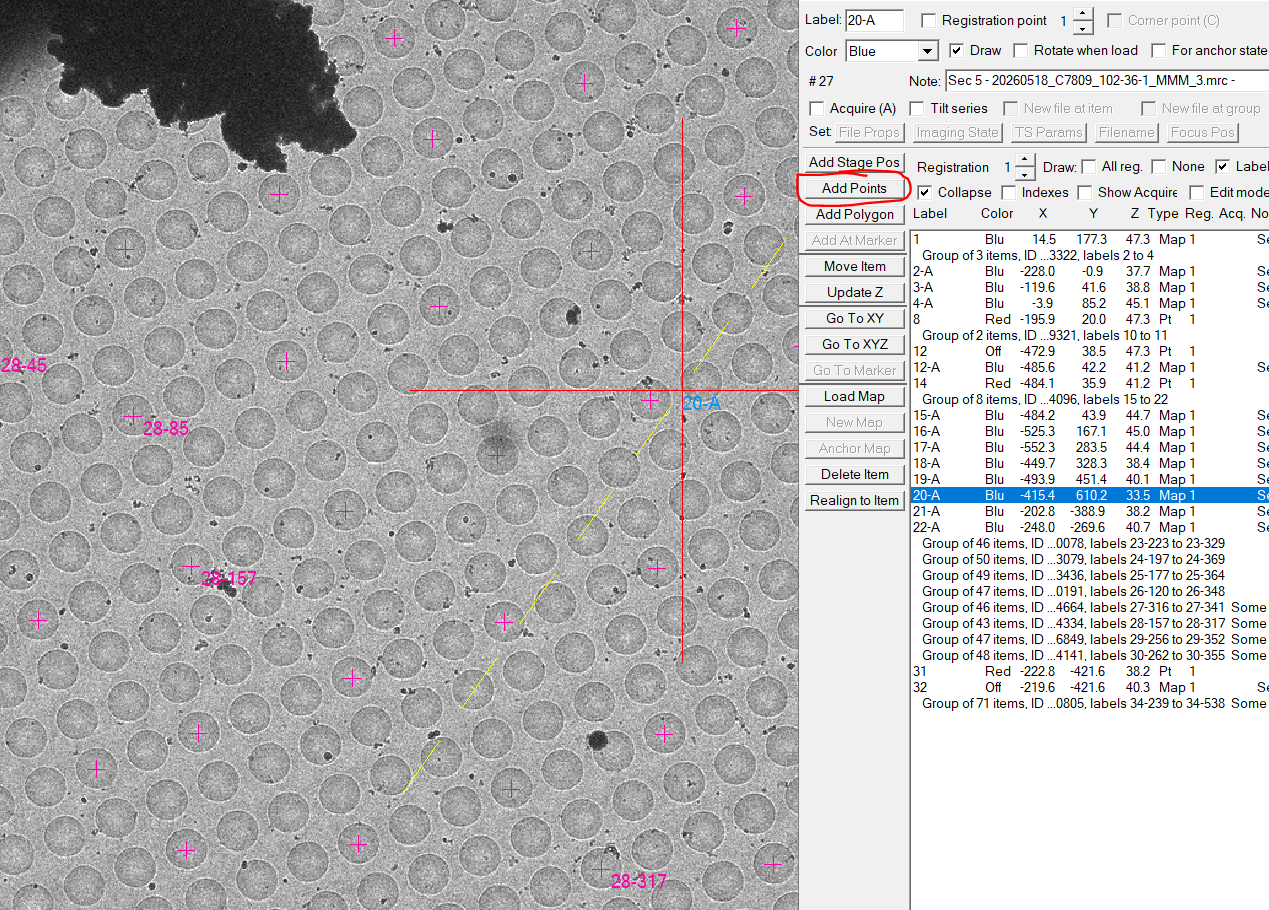 Adding feature point