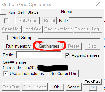 Get names