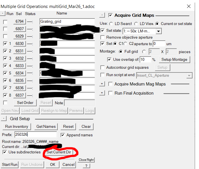 Set Directory