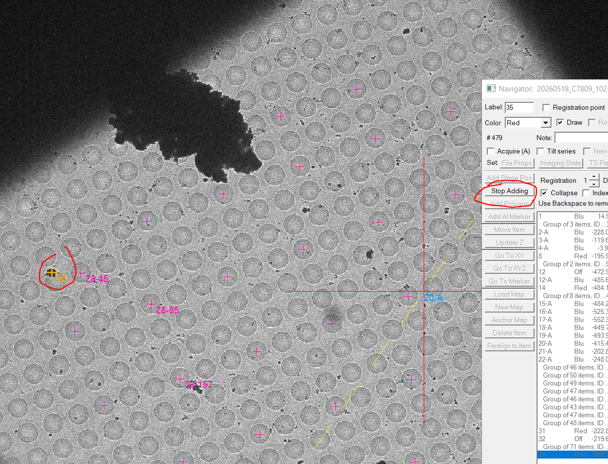 Added feature point