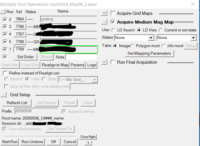 Multi grid square map making