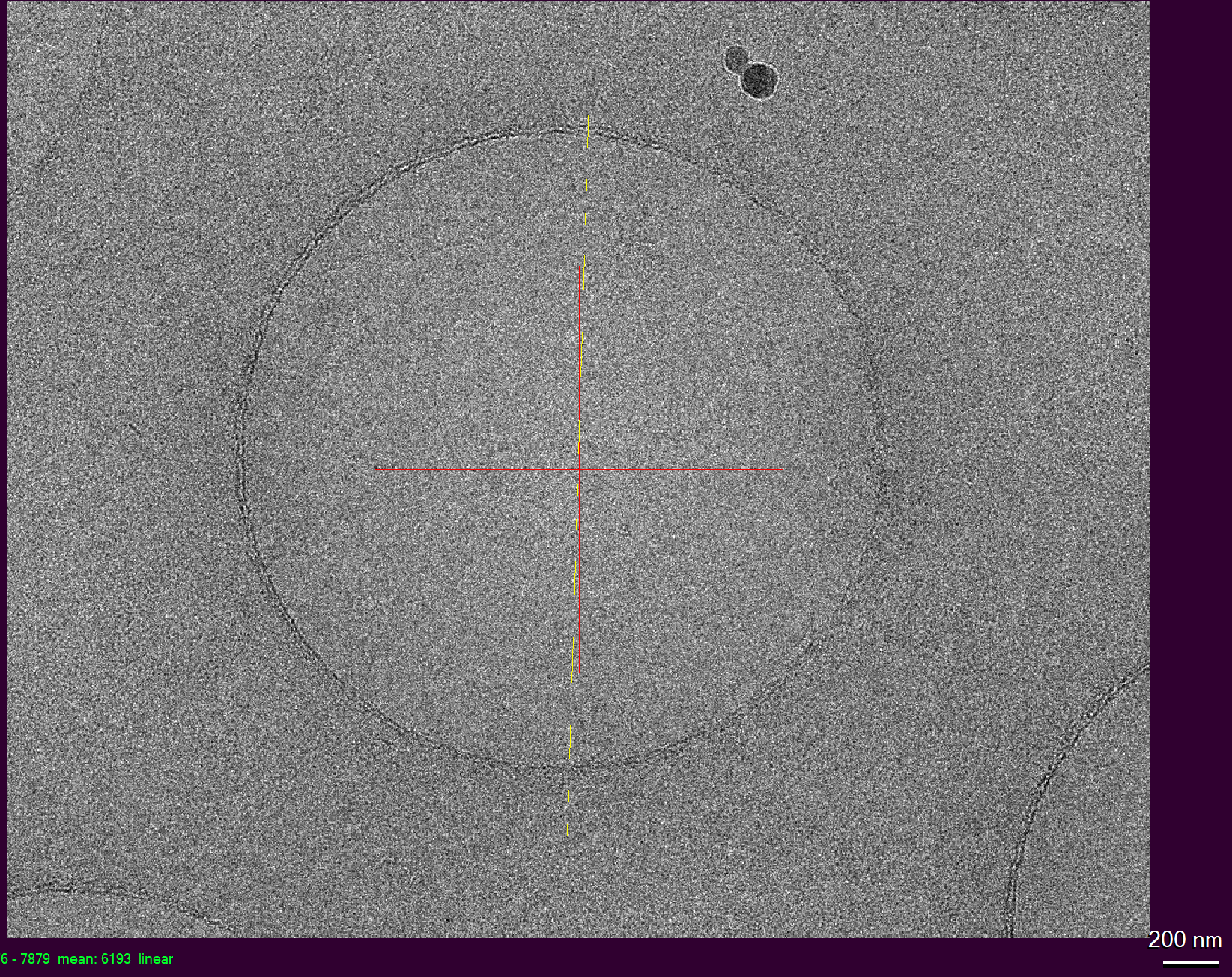centered hole in search mode