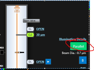 parallel illumination button