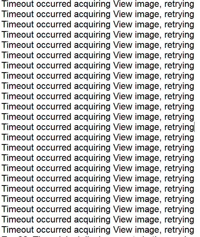 Timeout warning view